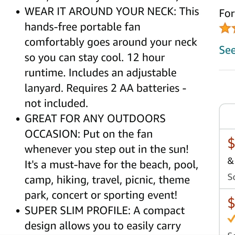 O2Cool fan - Picture 3 of 3